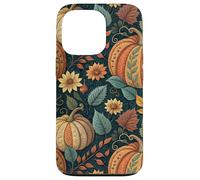 Vintage Autumn Flower Fall Pumpkin Girl Women Fall Themed Case for iPhone 13 Pro