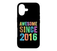 Vintage AWESOME SINCE 2016 10th Birthday Boy Girl My Tenth Case for iPhone 17