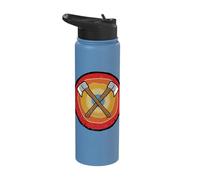 Vintage Axe Throwing Retro Lumberjack Hatchet Thrower Stainless Steel Insulated Water Bottle