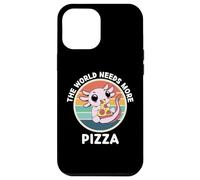 Vintage Axolotl The World Needs More Pizza Lover Case for iPhone 12 Pro Max