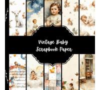 Vintage Baby Scrapbook Paper, Retro Child Junk Journal Paper, Kid Decorative Paper, DIY Projects, Origami, Collage Sheets, Decoupage Paper, 10 Designs, Double Sided