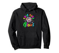 Vintage Back to the 80s Retro Girls Disco Ball Pullover Hoodie