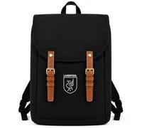 Vintage Backpack - Padded adjustable shoulder straps- Liverpool Motif White