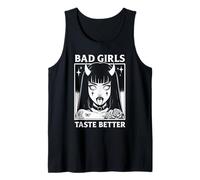 Vintage Bad Girls Taste Better Tattoos Lovers for Women Tank Top