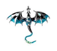 Vintage Badge Brooch Men Suit Coat Accessories Pin Decorative Shirt Coat Pin Fly Dragon Brooch For Men Women Lady Girl