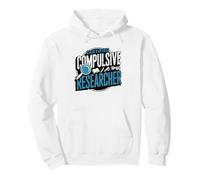 Vintage Badge Certified Compulsive Researcher Personality Pullover Hoodie