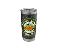 Vintage Badge Design Cool Comic Book Collector Stainless Steel Insulated Tumbler