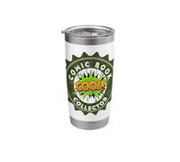 Vintage Badge Design Cool Comic Book Collector Stainless Steel Insulated Tumbler