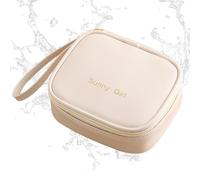 Vintage Bag: PU Leather Menstrual Pad Bag, Compact Zipper Box | Discrete Tampon Holder, Sanitary Layers Storage, Women And Teens, Organizer
