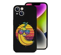 Vintage Banana Slim Cell Phone Case Compatible with iPhone 14/14 Plus/14 Pro/14 Pro Max Hard Protective Shell