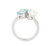 Vintage Band Ring 14K White Gold Wedding Bands for Women Silver Moissanite Rectangle and Water Drop with Moissanite Size H 1/2 Simple for Ladies Engagement Jewelry