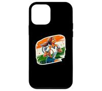 Vintage Banner Fan India Flag Retro Art Case for iPhone 12 mini