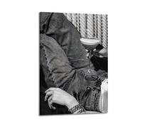 Vintage Bar Cart Cocktail PrintClassic Aesthetic Poster Decorative Painting Canvas Wall Art Living Room Poster Bedroom PaintingFrame-style 08x12inch(20x30cm)