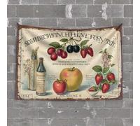 Vintage Bar Decor Vintage 1894 Herbal Remedies: A Natural Cure for All Your Needs Tapestry Cool Things for Your Room Small Wall Tapestry(75X100CM)