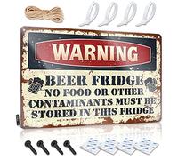 Vintage Bar Metal Tin Sign Warning Beer Bridge Sign Men Wall Decor Man Cave Accessories ( Size : 20X30CM )