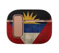 Vintage Barbuda Flag Headphone & Earphone Cases Compatible with Airpod Pro Scratch-Resistant PC Protective Cover with Secure Buckle