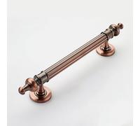 Vintage Barn Door Handle Metal Pull for Wood/Pocket/French Doors 13.5" Red Copper Replacement Stylish Interior Home Decor Easy Install