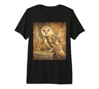 Vintage Barn Owl Rustic Farmhouse Country Bird Art Premium T-Shirt