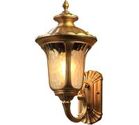 Vintage Barn Rustic Bronze Outdoor Wall Lantern - Waterproof Farmhouse Porch Lights for Patio, Garage, Garden, and Backyard