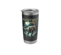 Vintage Baryonyx Moon 90s Bootleg Dinosaur Prehistoric Trex Stainless Steel Insulated Tumbler