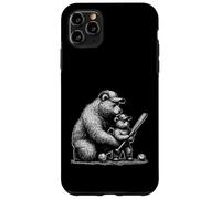 Vintage Baseball Bear Dad Son Batting Team Case for iPhone 11 Pro Max