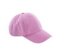 Vintage Baseball Cap, Low Profile Washed Cotton Hat with Pre-Curved Brim, Unstructured Adjustable Fit, Urban On-Trend Style (True Pink)