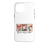 Vintage Baseball Game Day Fan Sports Design Case for iPhone 16 Pro Max