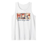 Vintage Baseball Game Day Fan Sports Design Tank Top