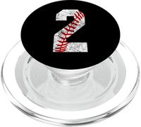 Vintage Baseball Mom #2 Jersey Baseball Favorite Player Two PopSockets PopGrip for MagSafe