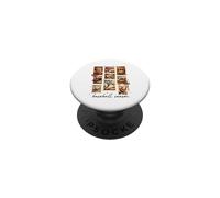Vintage Baseball Season Game Day Fan Art PopSockets Adhesive PopGrip