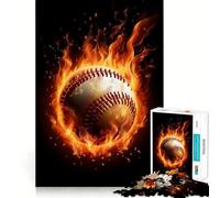 Vintage Baseball Sport Jigsaw for Teenagers 1000 Pieces Memory Fun Game Smooth Burr Free Surface Birthday Gift Brain Teaser Toy (38x26cm)