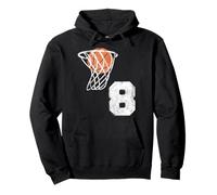 Vintage Basketball Jersey Number 8 T-Shirt Player Number Pullover Hoodie