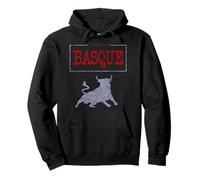 Vintage Basque Country Running of the Bulls Pullover Hoodie