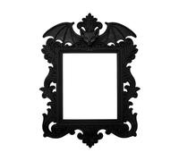 Vintage Bat Photo Frame Halloween Wall Decor with Retro Hooks for Home Party Accent Display Bat Decor Frame Halloween