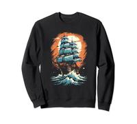 Vintage battle ship | Pirate ship Sweatshirt