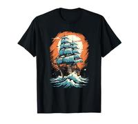 Vintage battle ship | Pirate ship T-Shirt