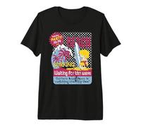Vintage Beach Surfing Waiting for The Wave Premium T-Shirt