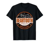 Vintage Beartooth Highway us 212 Montana Road Mountain Hikin T-Shirt