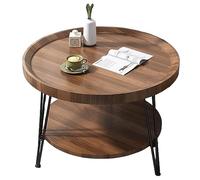 Vintage Bedside Table with Wide Worktop and STO Rage, Small Side Table for Bedroom - Mini Bedside Cabinet