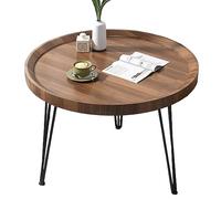 Vintage Bedside Table with Wide Worktop and STO Rage, Small Side Table for Bedroom - Mini Bedside Cabinet