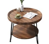 Vintage Bedside Table with Wide Worktop and STO Rage, Small Side Table for Bedroom - Mini Bedside Cabinet