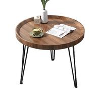Vintage Bedside Table with Wide Worktop and STO Rage, Small Side Table for Bedroom - Mini Bedside Cabinet