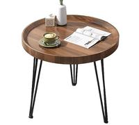 Vintage Bedside Table with Wide Worktop and STO Rage, Small Side Table for Bedroom - Mini Bedside Cabinet