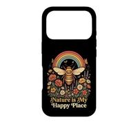 Vintage Bee Rainbow Wildflower Nature Lover Case for iPhone 17 Pro