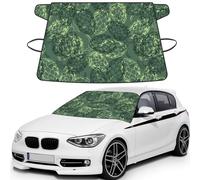 Vintage Beer Hops Leaves, Car Windshield Cover, Protective Windscreen Cover - Snow Ice Sun UV Dust Water Resistant - Fit for Most Cars