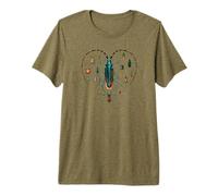 Vintage Beetles Cool Entomology or Beetle Art for Bug Hunter Premium T-Shirt