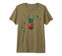 Vintage Beetles or Bugs for Proud Entomologist A Stag Beetle Premium T-Shirt