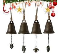 Vintage Bells Bronze Craft Decorative Bells | Jingle Pendants Decorative Wedding Party Home Farmhouse Outdoor Indoor Celebration Display