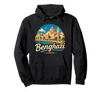 Vintage Benghazi Libya Travel Souvenir Landmark Gift Pullover Hoodie