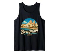 Vintage Benghazi Libya Travel Souvenir Landmark Gift Tank Top
